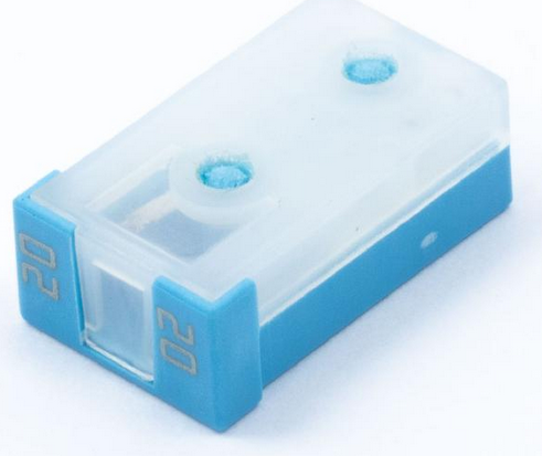 FUSE MCASE FEMALE NON-SLOTTED 20A LIGHT BLUE